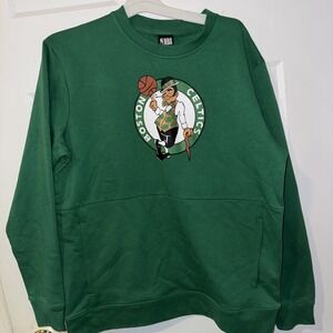 Men's NBA Boston Celtics Al Horford Kelly Green Pullover Sweatshirt NWT Size XL